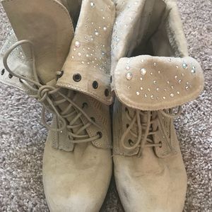 Combat boots from Justice